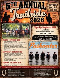 Pushwater 5th Annual Trail Ride 