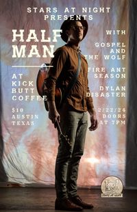 Half-Man acoustic tour kick off