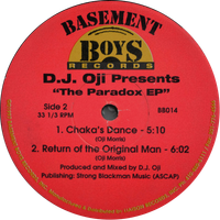 BBR014  Paradox EP by DJ OJI