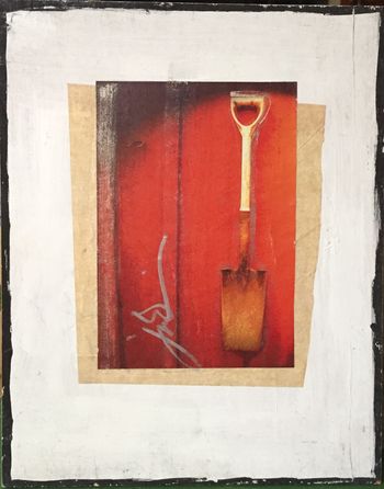 Red Barn & Shovel
