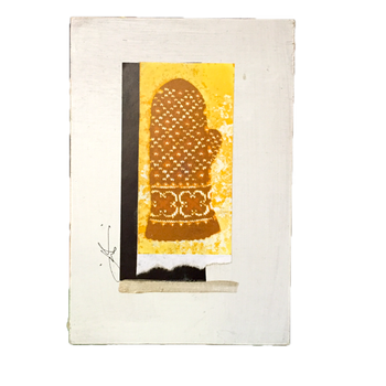 Latvian Mitten, Yellow

