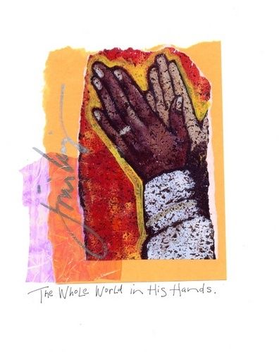 Gospel Hands Red / Whole World In His Hands