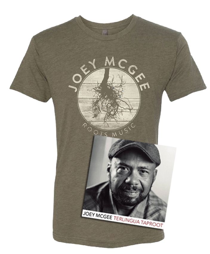 Fan Pack: Green Roots Tee w/ Terlingua Taproot Vinyl
