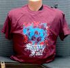 Gas mask T-shirt (Black or Burgundy)