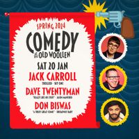Comedy at The Old Woollen - Sat 20 Jan