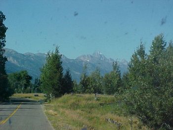 Fall Creek Road, Jackson. Tetons are beautiful
