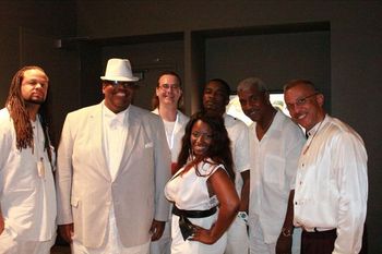 Londee with Dell Smith and the band @ Fire Chief's Al White Affair in Little Rock - June2012
