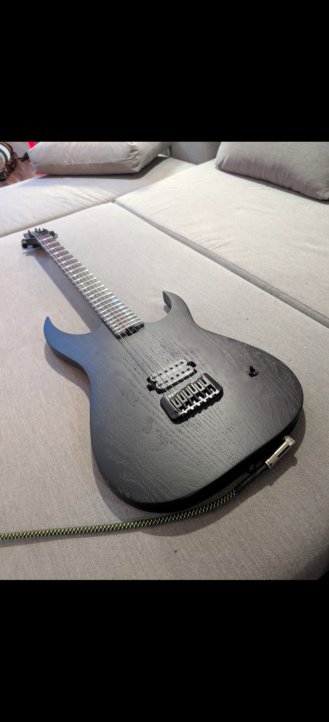 2025 Schecter KM6 EX 28" Baritone 6 String Guitar