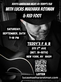 LMR and Red Foot at Teddy's B+G