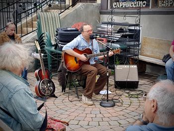 NDG Porchfest (Mariposa Café terrace), May 2019
