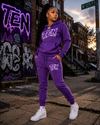 Ten purple Jogger