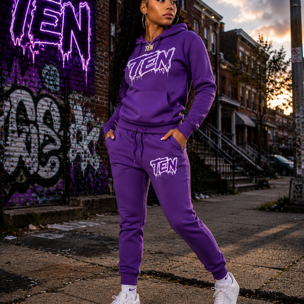 Ten purple Jogger