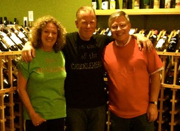 More Chuckleheads! At The Grape Adventure in Kent with Anne and Tony.
