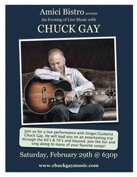 Chuck Gay @ Amici Bistro