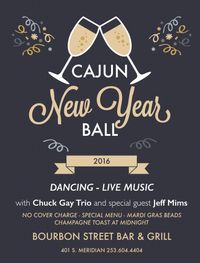 New Year's Eve w/Chuck Gay @ Bourbon Street Bar & Grill