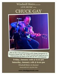 Chuck Gay @ The Windmill Bistro