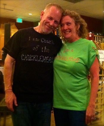 At The Grape Adventure in Kent with Anne, Queen of The Chuckleheads.
