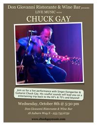 Chuck Gay @ Don Giovanni Ristorante & Wine Bar
