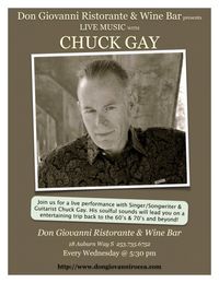 Chuck Gay @ Don Giovanni Ristorante & Wine Bar