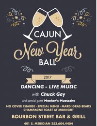 Cajun New Year's Ball @ Bourbon Street Bar & Grill