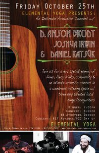 Intimate Acoustic Concert w/ Daniel Katsük