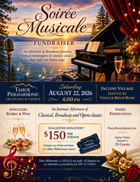 Soiree Fundraiser for Tahoe Philharmonic