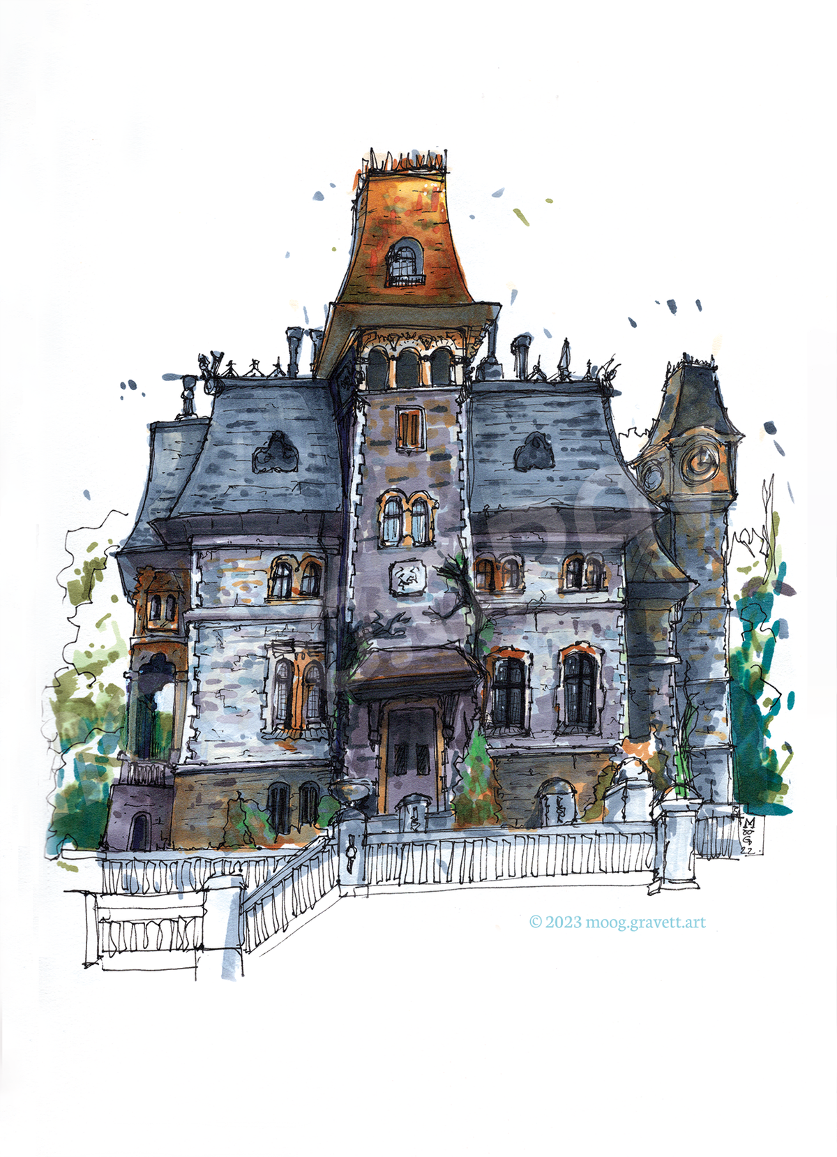 Nevermore Academy A4 Print 