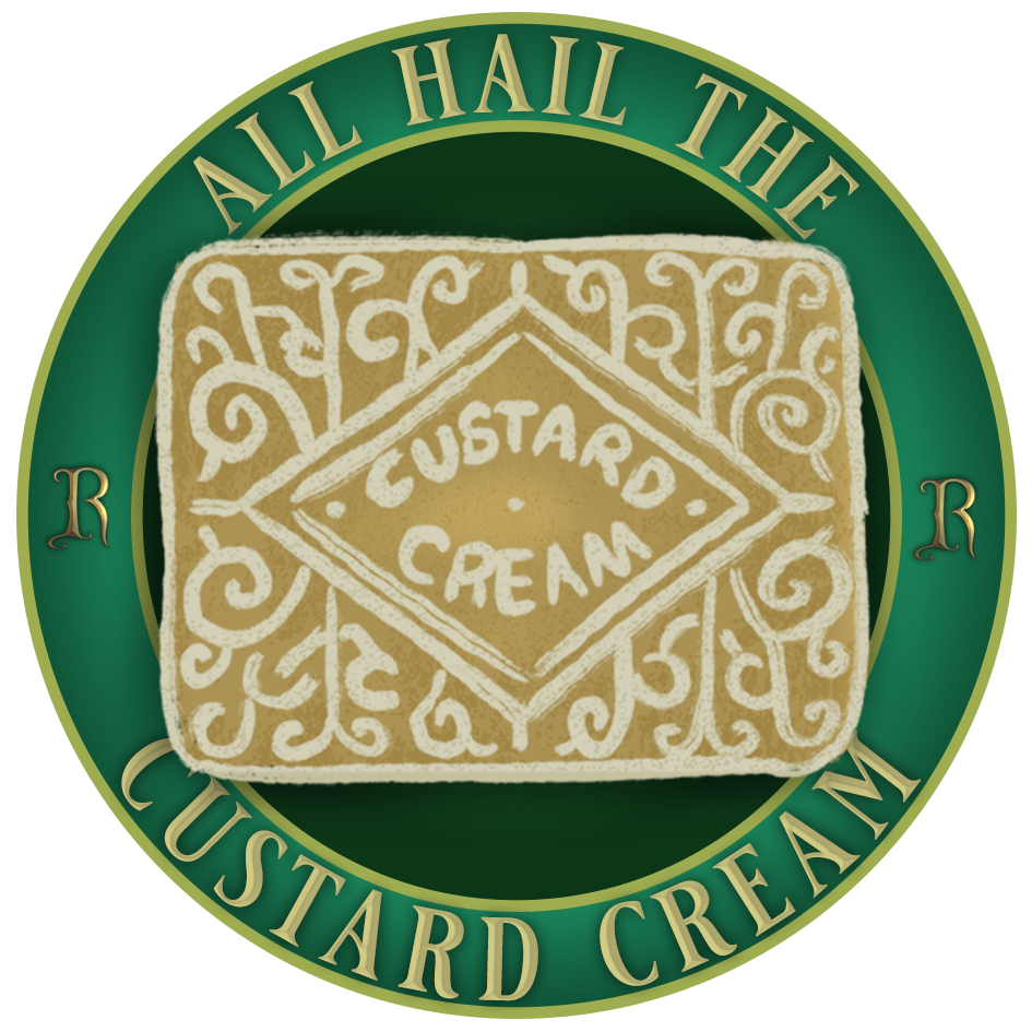 Custard Cream Sticker
