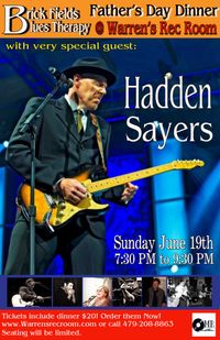 Hadden Sayers at Father's Day Blues Therapy Dinner 