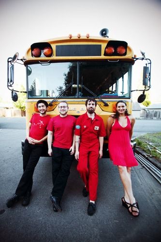 Thomas Deakin, Mars Lindgren, Jordan Rain, Norah McLaughlin and the 1st Dragon Bus

