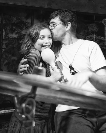 Daughter Meixing Rain & Papa Yogo
