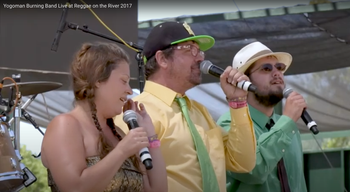 Bongo Jac, Yogoman and Denny singing acapella at Reggae On the River
