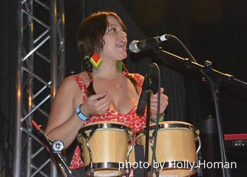 Jacqueline Rae on Vocals & Bongos
