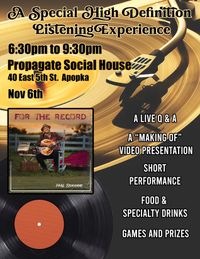 Listening Party for “For The Record”(A-Side)