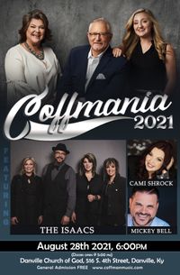 COFFMANIA 2021 Issacs, Mickey Bell, Cami Schrock