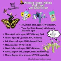 Pollinator Puppet Making Class!