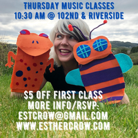 Music & Movement Classes (with Puppets!) on Riverside and 102nd St! 