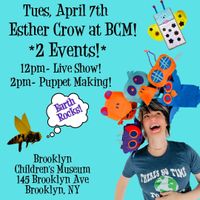 Climate Show and Pollinator Puppet Making at the Brooklyn Children's Museum