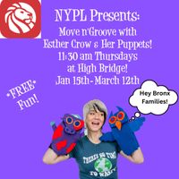 Move n' Groove with Esther Crow and her puppets!