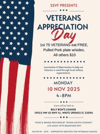 Veterans appreciation event