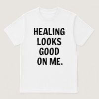 Healing Looks Good On Me T-Shirt👕(White)