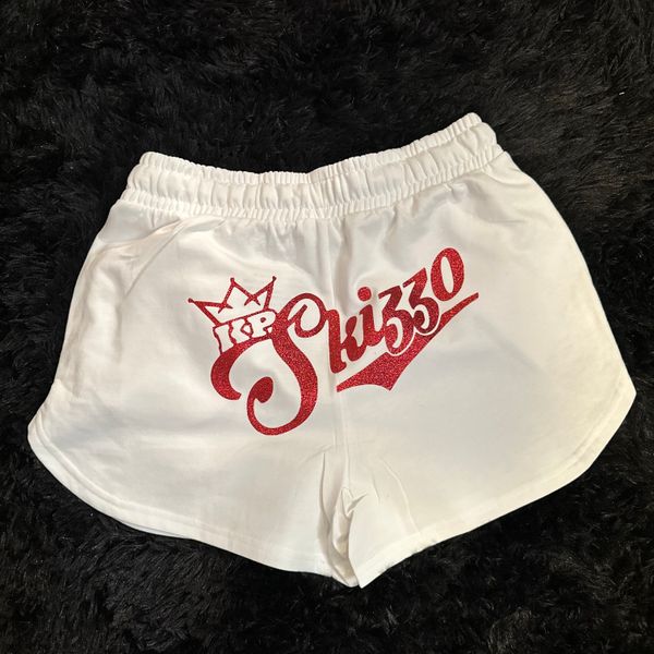 KP Skizzo Booty Shorts (white/Red)