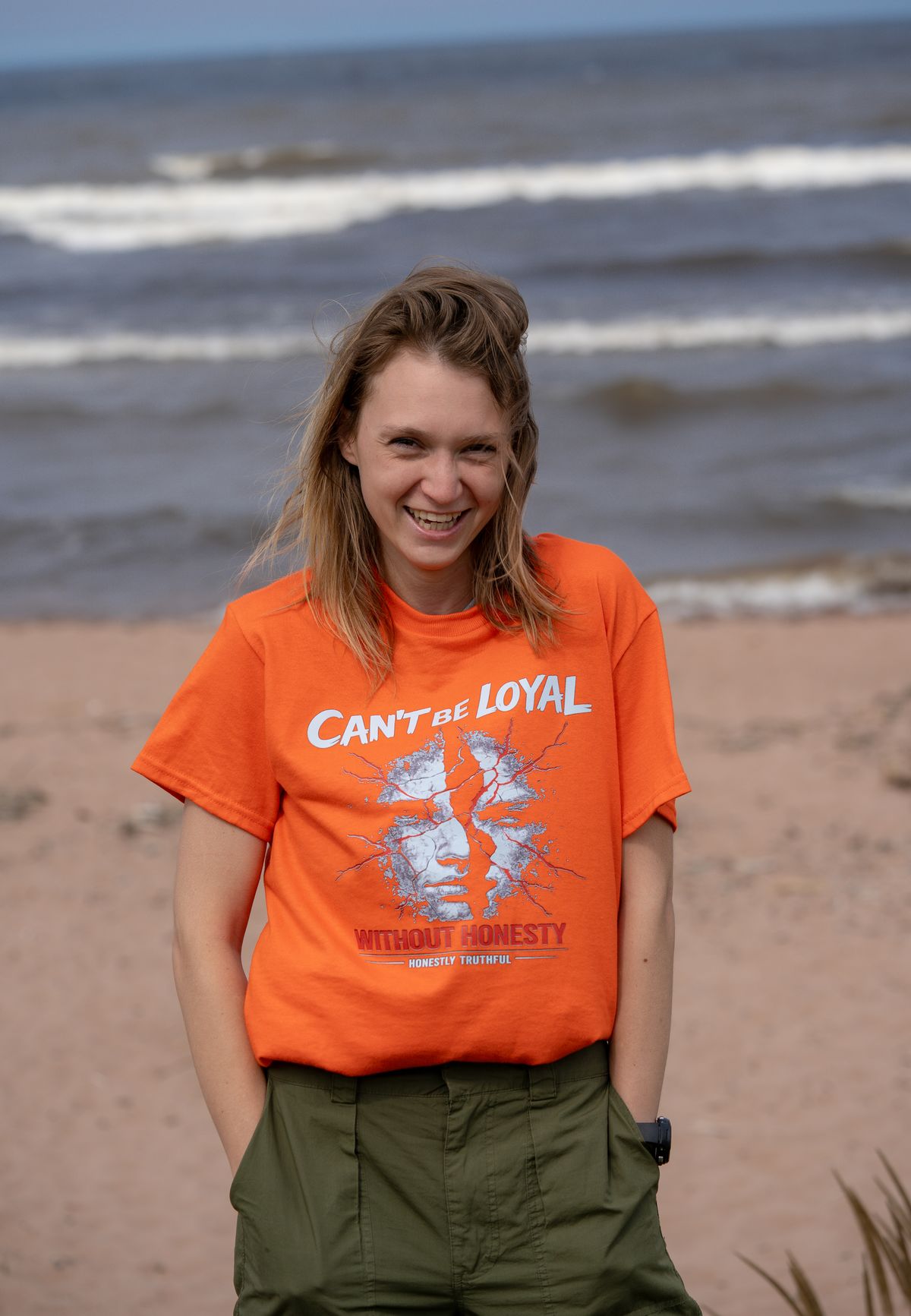 Honestly Truthful Tee (ORANGE)