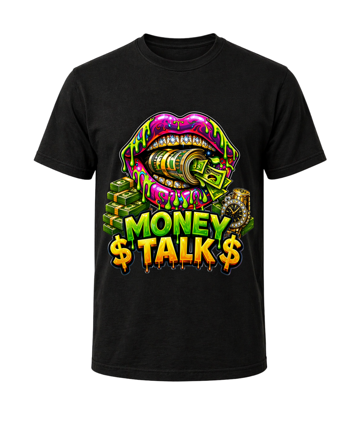 Money Talk Tee (Black) 💰 – KP Skizzo x Kennessy SODMG