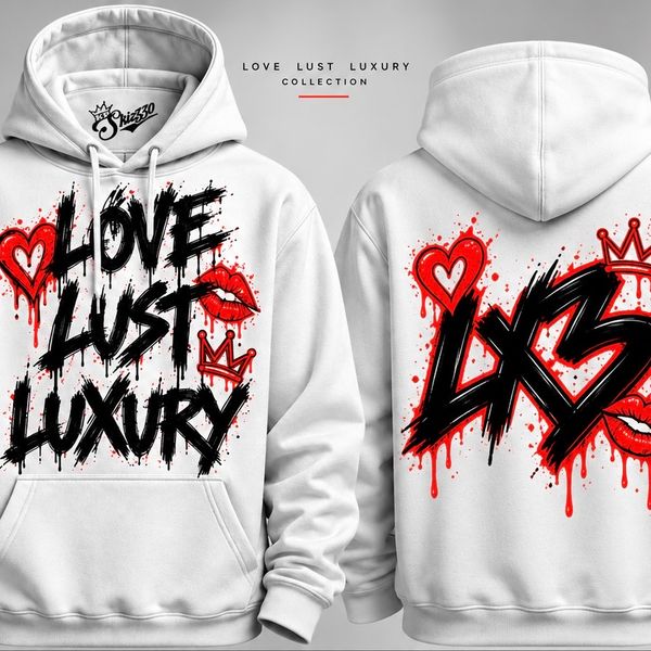 LOVE LUST LUXURY (LX3) HOODIE