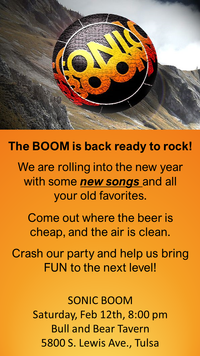Sonic Boom Kickin off 2022 with a BANG