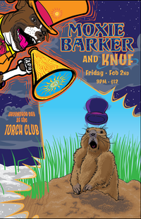 Moxie Barker and Knuf at the Torch Club