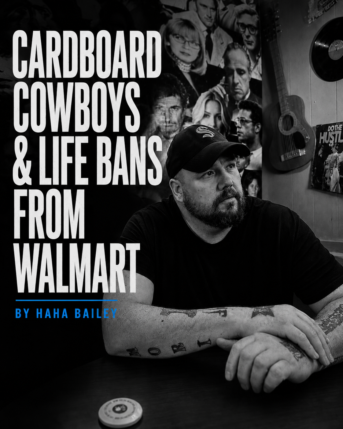 “Cardboard Cowboys & Life Bans From Walmart” by Haha Bailey, a Music Travel Repeat essay about post-concert emotions, decompression, and ridiculous joy.