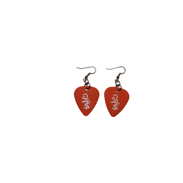 Commit to the Song single pick pair of earrings in ORANGE
