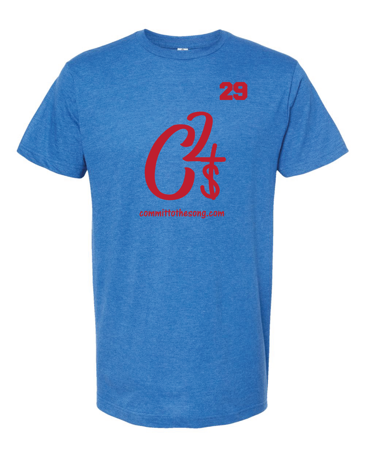 Commit to the Song t-shit with NEW LOGO and '29' on it.